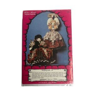 Vintage 80s Kalico‎ Kastle Designing Dolls 30" Sewing Pattern Uncut Doll Making